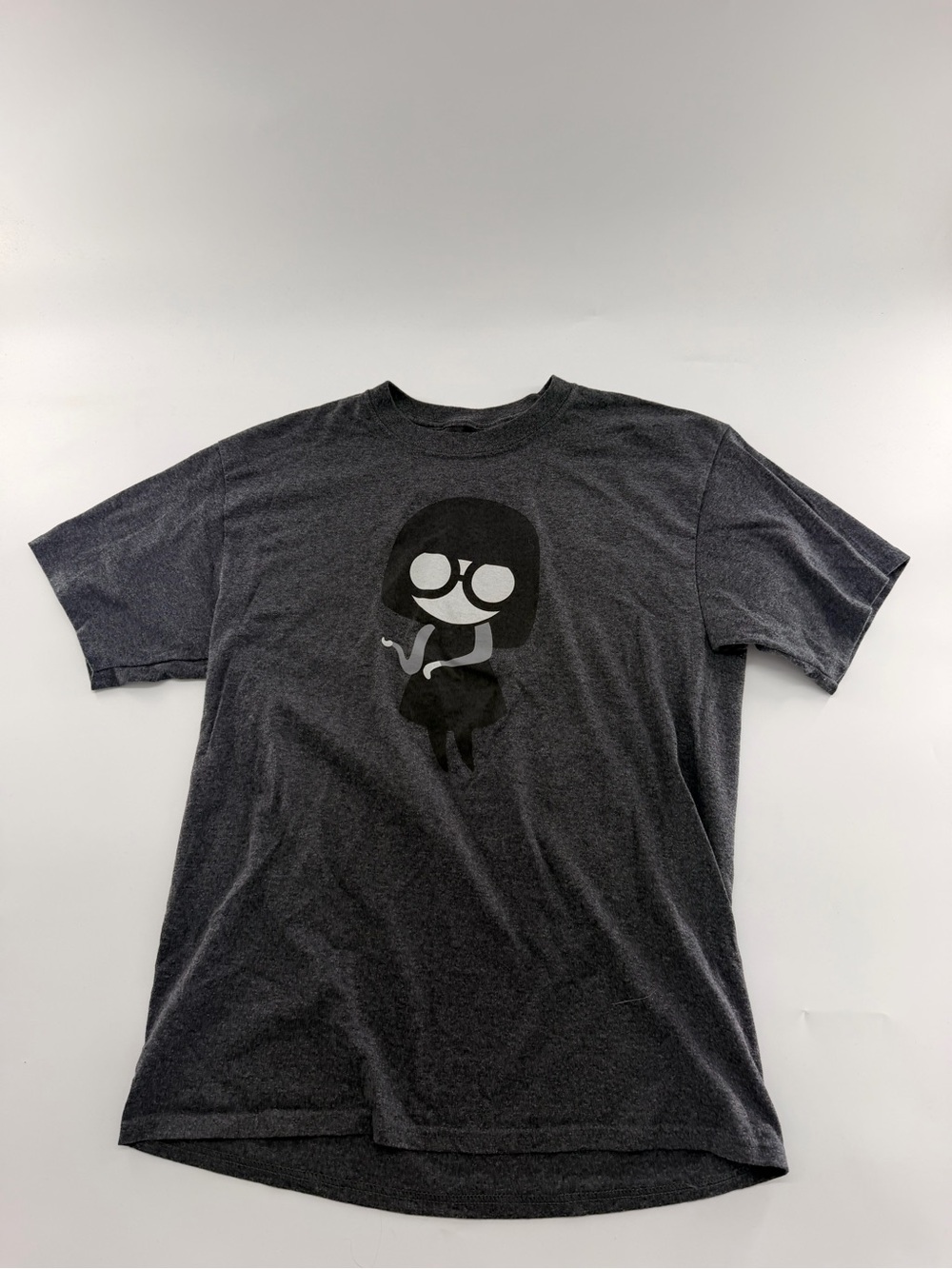 Disney Parks Edna Mode from Disney Pixar The Incredibles T Shirt Grey Unisex
